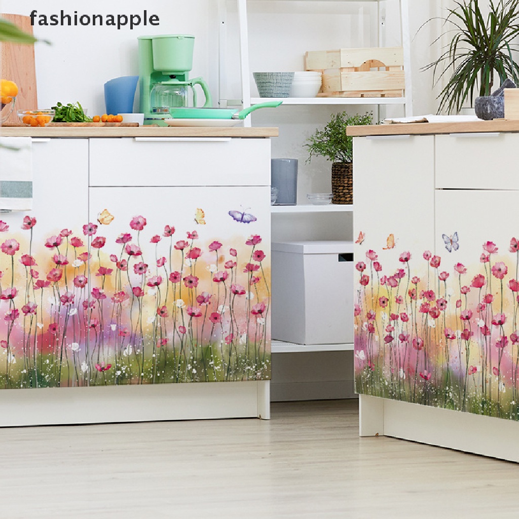 FAMY Plant Flower Wall Sticker Home Living Room Decor Vinyl Wall