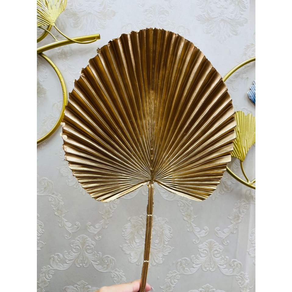 ARTIFICIAL GOLD LEAVES /Daun Kipas Kering/daun/hiasan pelamin