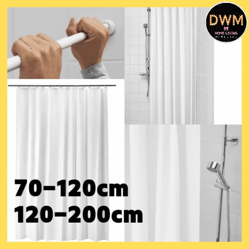 IKEA BJARSEN SHOWER CURTAIN BJÄRSEN WHITE CURTAIN ROD HASSJON RING IKEA SHOWER CURTAIN BOTAREN