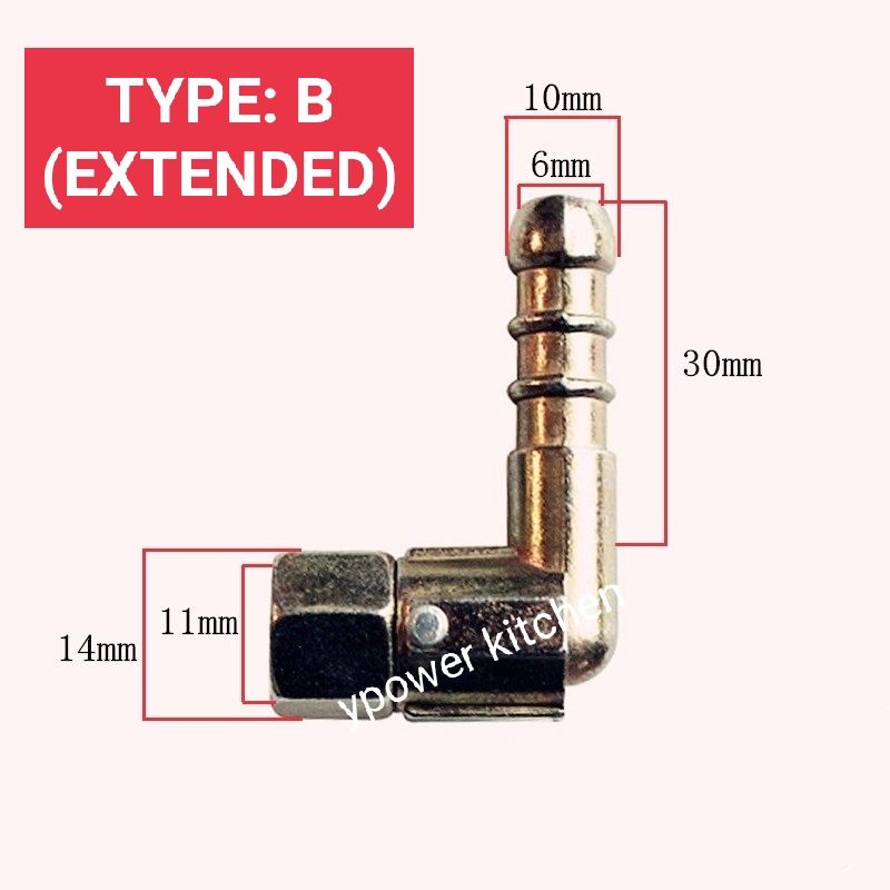 Universal Gas Cooker Stove Hob Inlet fitting Joint Hose/11mm convert to 20mm&13mm convert to