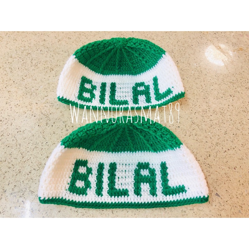 KOPIAH KAIT NAMA KANAK KANAK/KOPIAH PASTI TUNAS ISLAM/KOPIAH KAIT