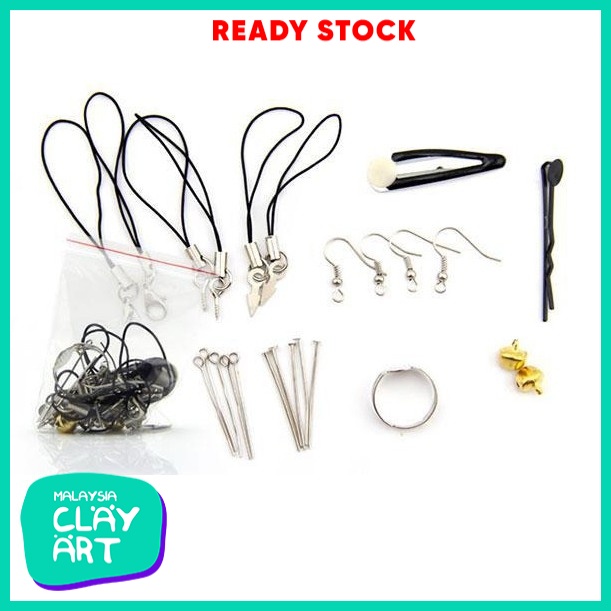 Accessories Pack 22 pieces hair clips, straps with hooks, long eye pins