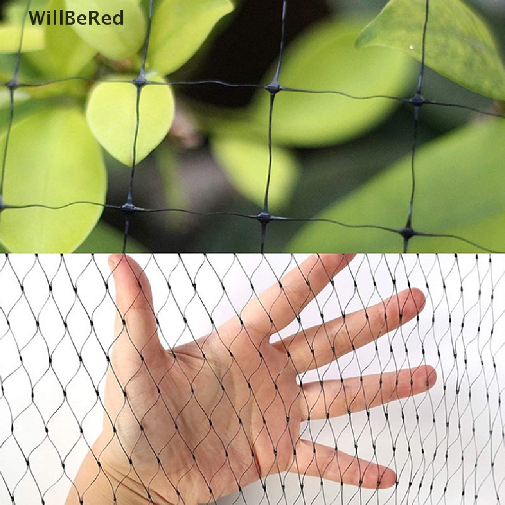 WillBeRed Black Anti Bird Netting Poultry Net Aviary For Vegetables