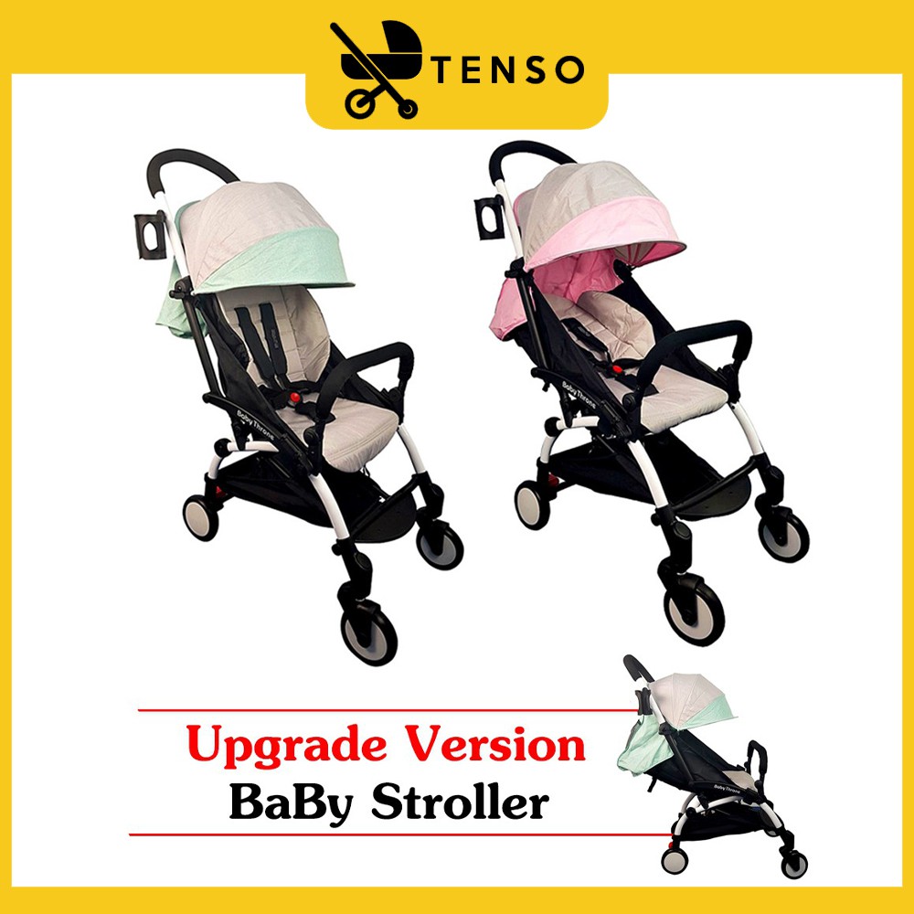 Baby Throne Premium Lightweight Recline Foldable Stroller Shopee Malaysia