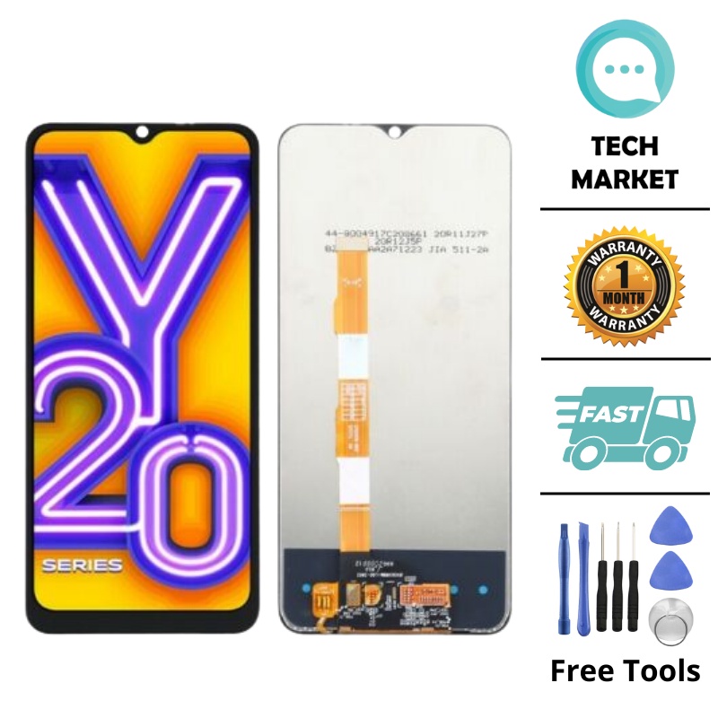VIVO Y20/Y20i/Y20S LCD DISPLAY TOUCHSCREEN DIGITIZER SPARE PART (FREE