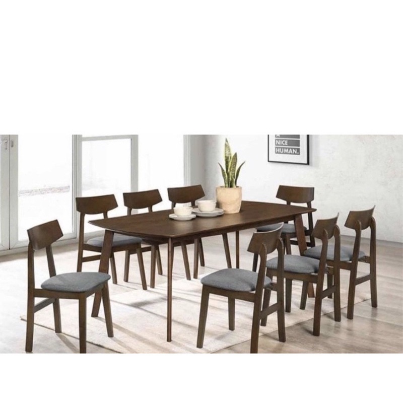 DINING TABLE ONLY/Solid Wood Dining Table Only Shopee Malaysia