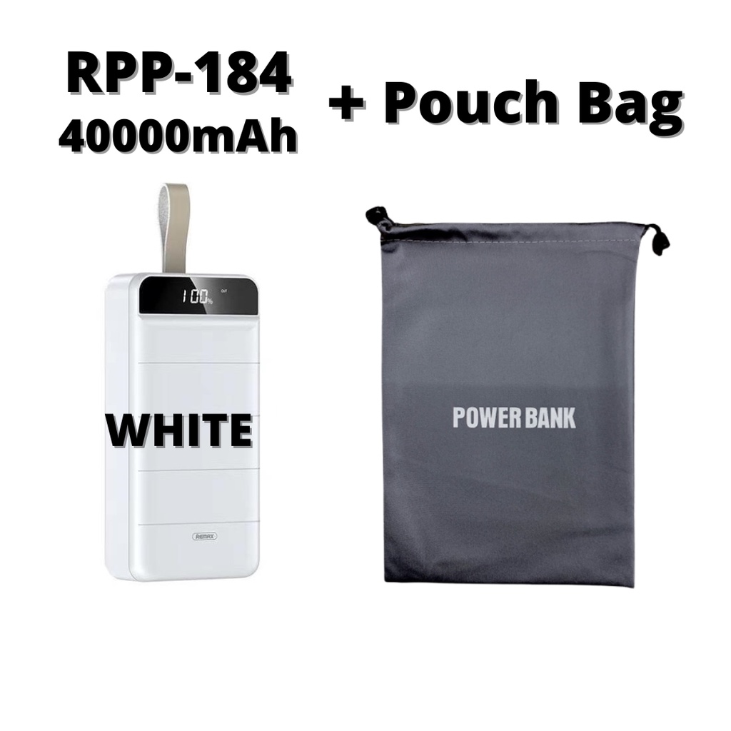 REMAX Leader Series RPP184 40000mAh 2.1A Output Power Bank High / Big