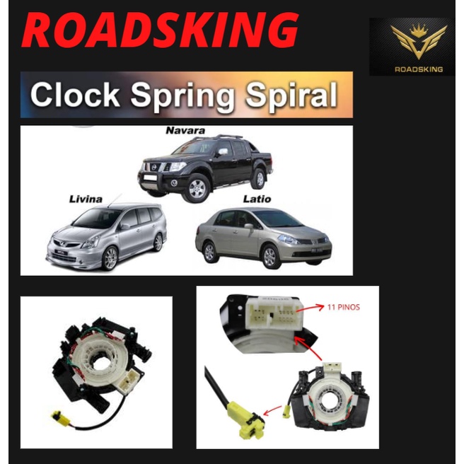 NISSAN LIVINA NAVARA LATIO CLOCK SPRING 8 PIN Shopee Malaysia