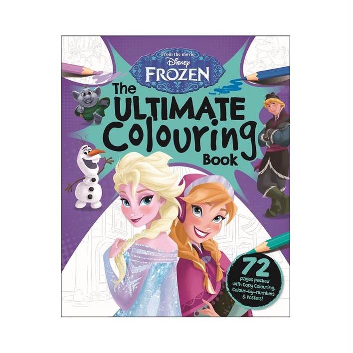 Disney Frozen Ultimate Coloring Book For Kids to Color with Elsa & Anna