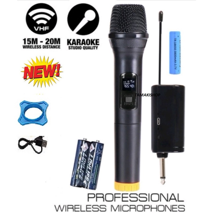 Professional Wireless mic Dynamic Vocal Microphone microfono mikrofo