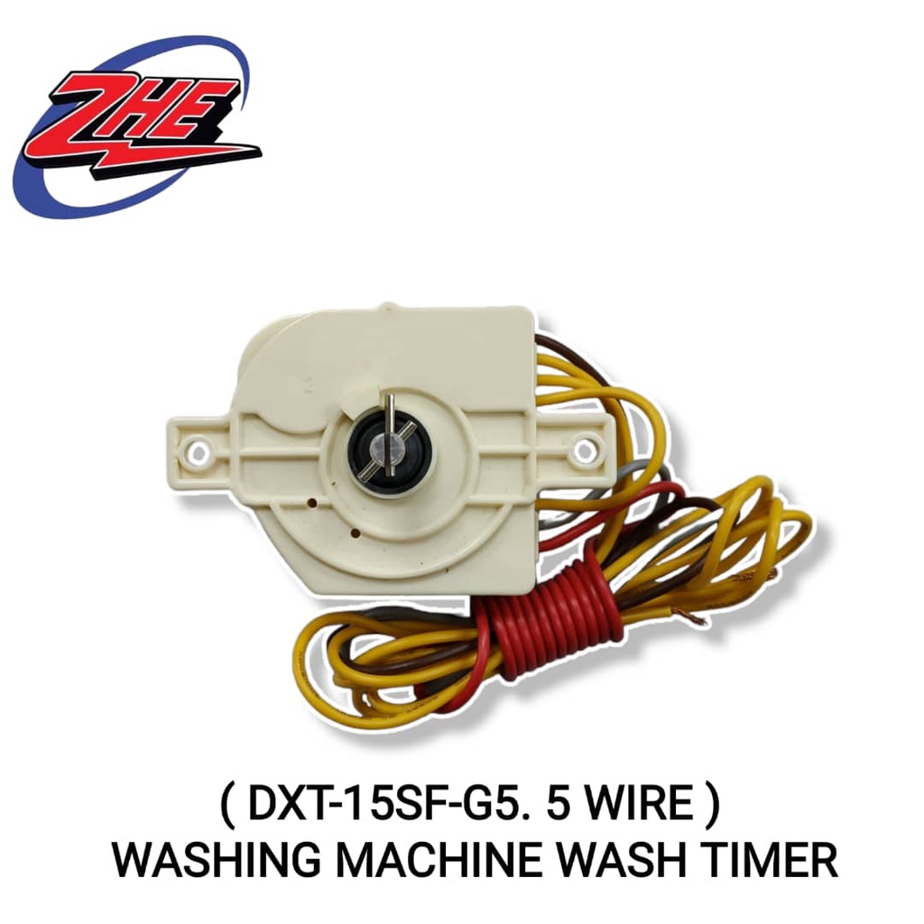 SHARP SEMIAUTO WASHING MACHINE WASH TIMER 5 WIRE / MESIN BASUH MANUAL
