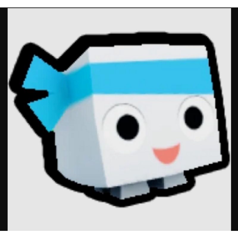 Blue Big Maskot Exclusive Pet Pet Simulator x Shopee Malaysia