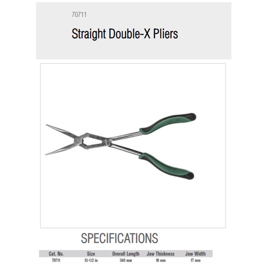 SATA 70711 Straight DoubleX Pliers Shopee Malaysia