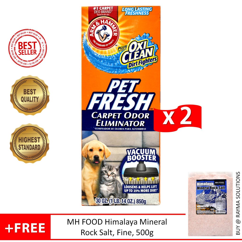 ARM & HAMMER Pet Fresh Carpet Odor Eliminator, Plus OxiClean Dirt