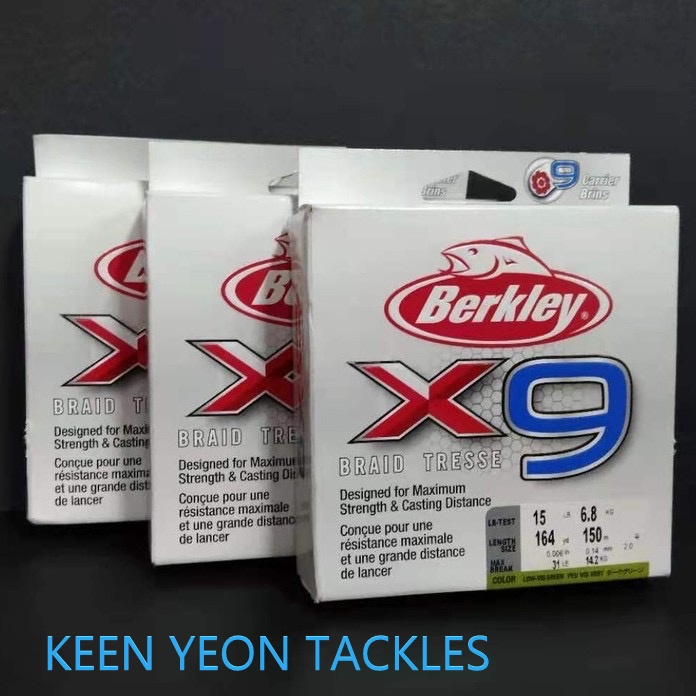 BERKLEY X9 BRAID TRESSE FISHING LINE (150m) Shopee Malaysia