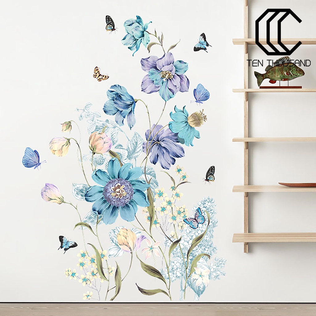 (Ten) Butterfly Pattern Wall Stickers Selfadhesive PVC Beautiful