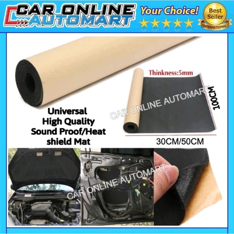 Car Sound Deadening 5mm thick High Quality Deadening Sound Proof