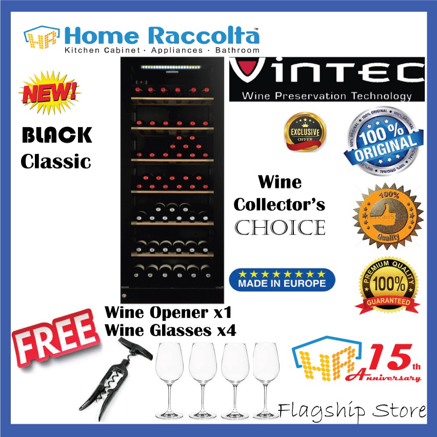 Vintec Wine Chiller VWM198SBA VINTEC Wine Cellar Wine Storage
