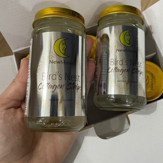 New MOON Bird's Nest with Collagen Strips (6 BOTTLES X 150G) Shopee