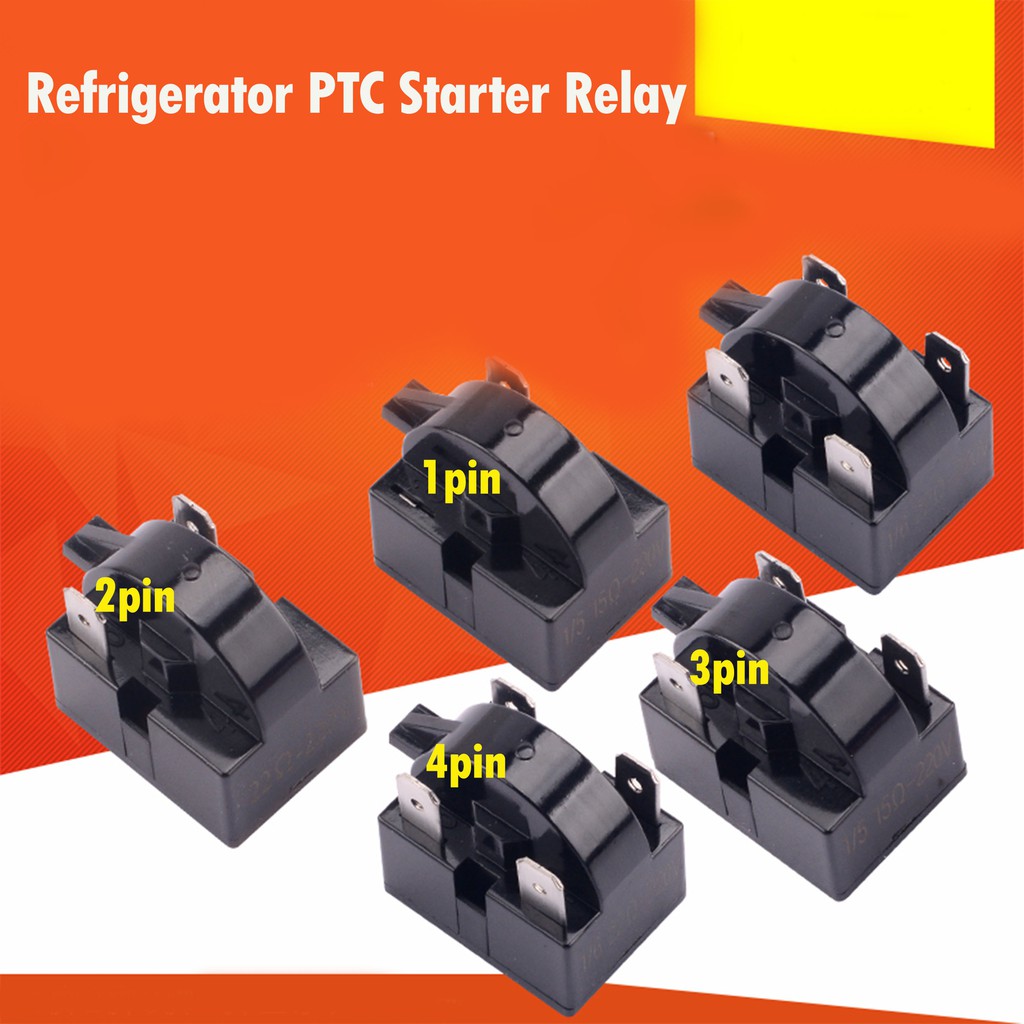 Plastic Case 22 Ohm 1 Pins 2 Pins 3 Pins PTC Starter Relay for