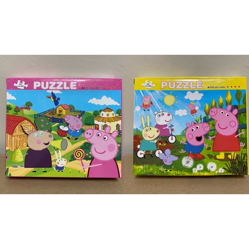 Peppa Pig Jigsaw Puzzle 60 Pieces Shopee Malaysia