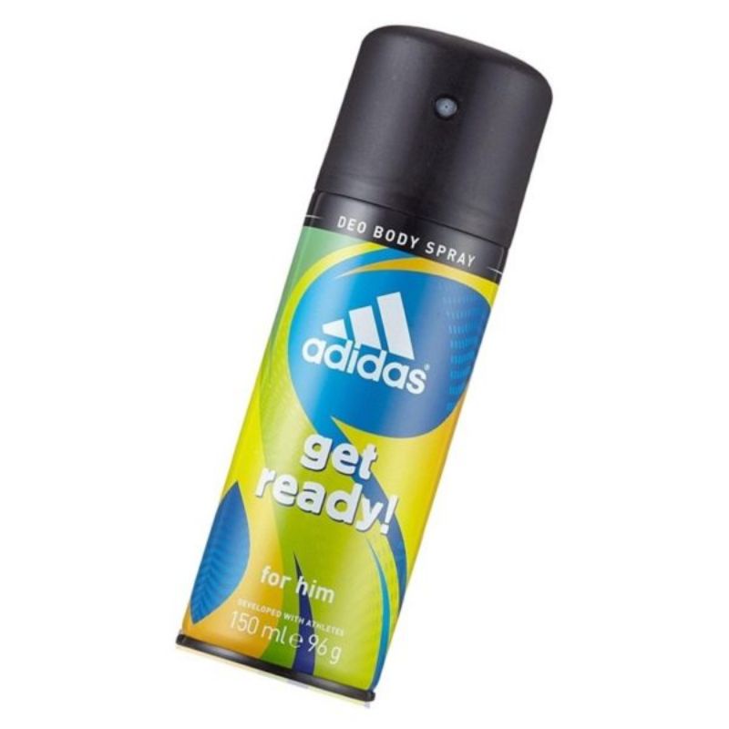 Adidas Deo Body Spray Get ready Shopee Malaysia