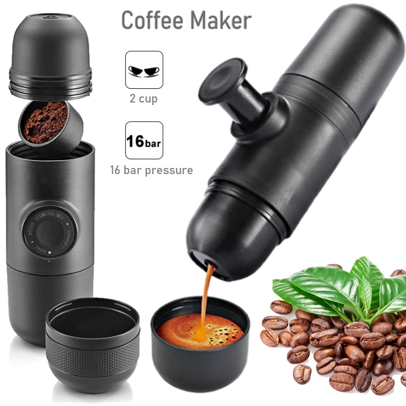Minipresso GR Ground Coffee Powder Manually Coffee Maker Portable