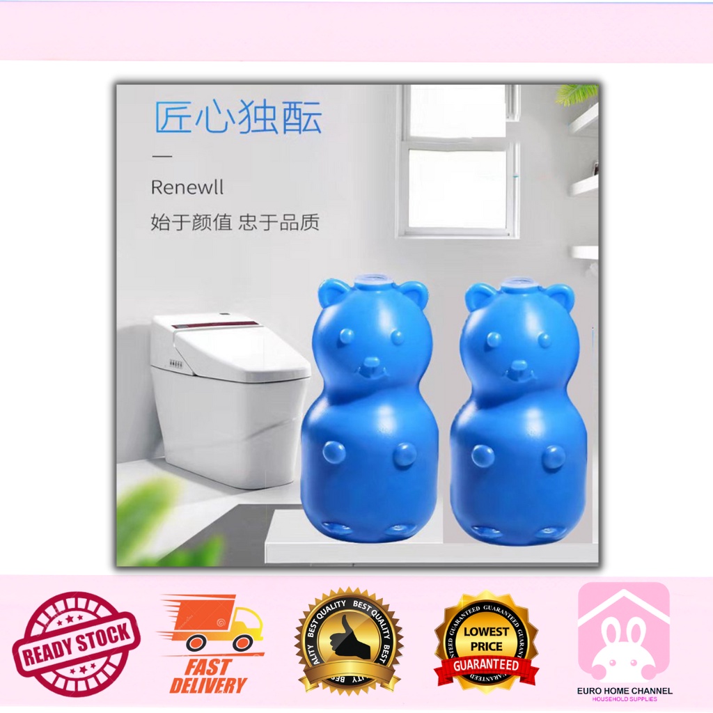Blue Bubble Toilet Cleaner Deodorant Block Chamber Pot Automatic