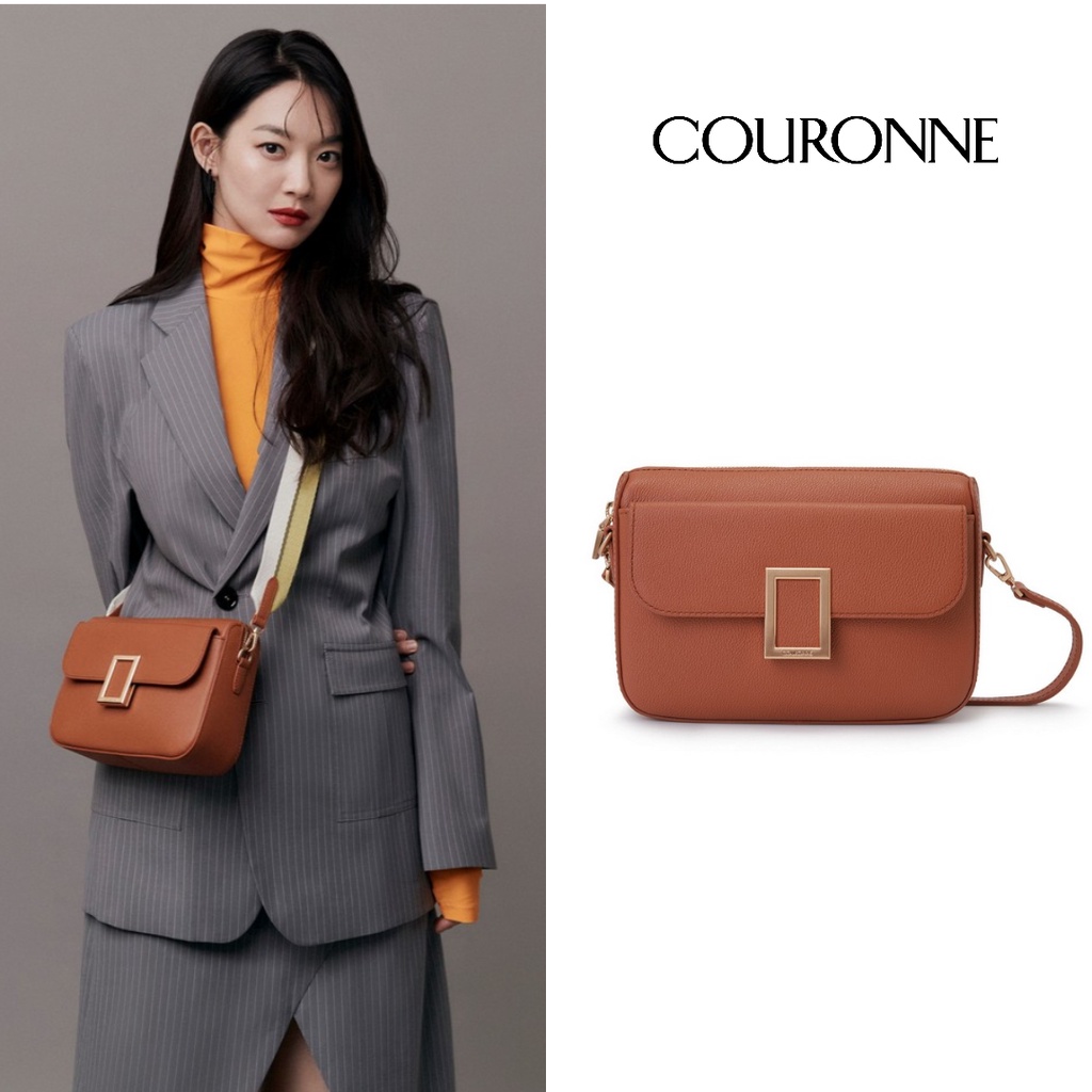 [COURONNE] Verbena Cross 21 Cinnamon Shoulder Crossbody Bag Women Bag