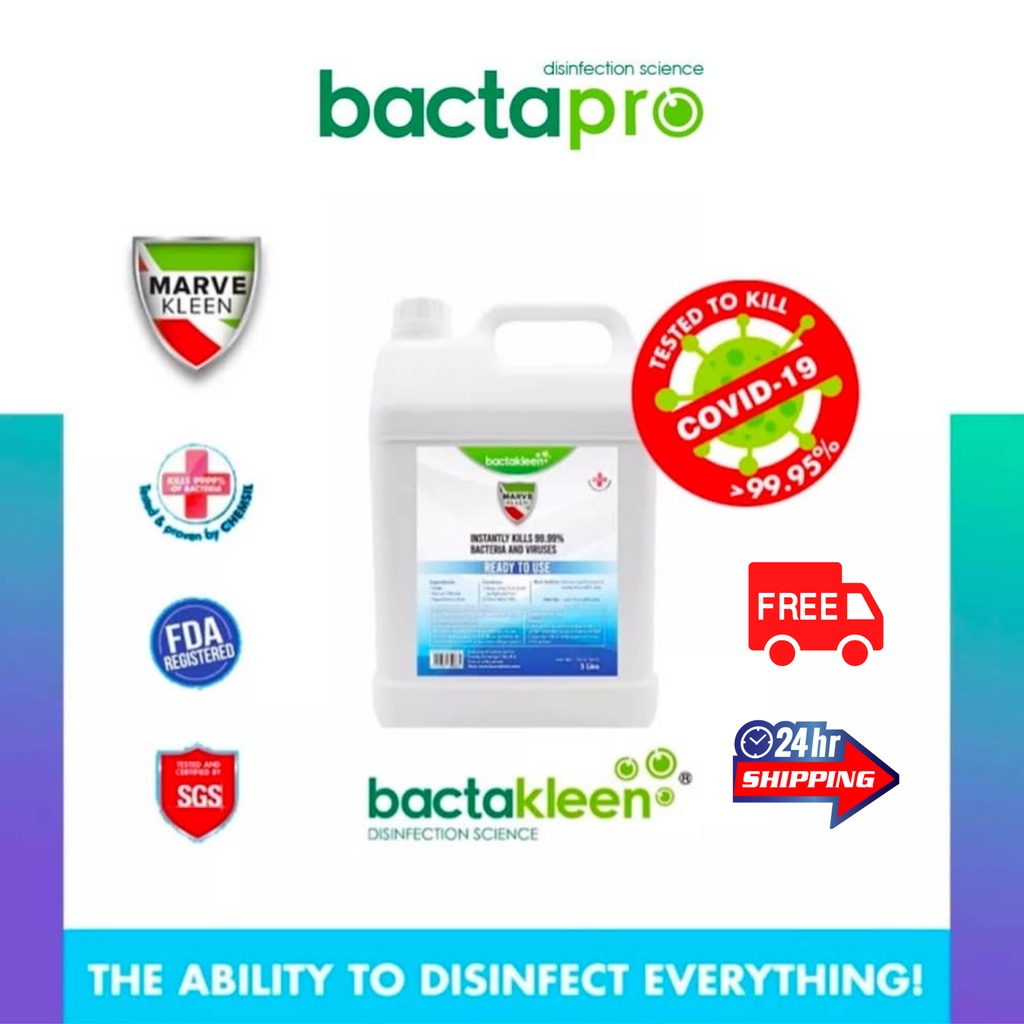 Bactakleen Marvekleen HOCl MultiSurface Sanitizer & Disinfectant