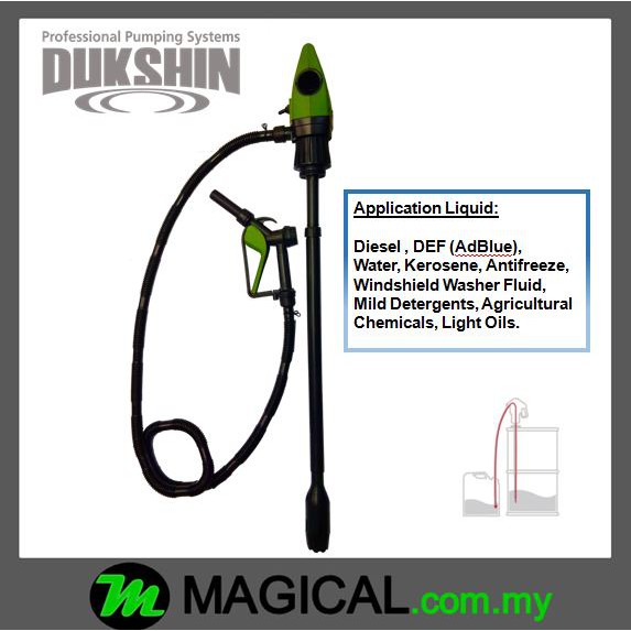 DUKSHIN ELECTRIC DRUM PUMP (TELESCOPIC) Shopee Malaysia