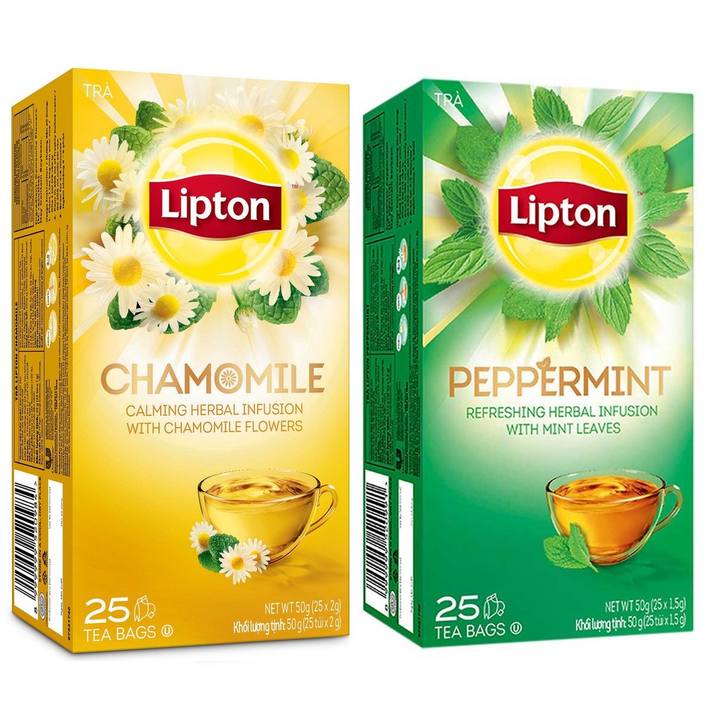 LIPTON SPECIALYY TEA PEPPERMINT / CHAMOMILE 25BAGS Shopee Malaysia