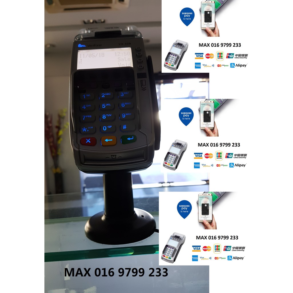 Credit Card Terminal Stand,Swivel StandVISA,MASTER,Alipay,CUP,JCB,E