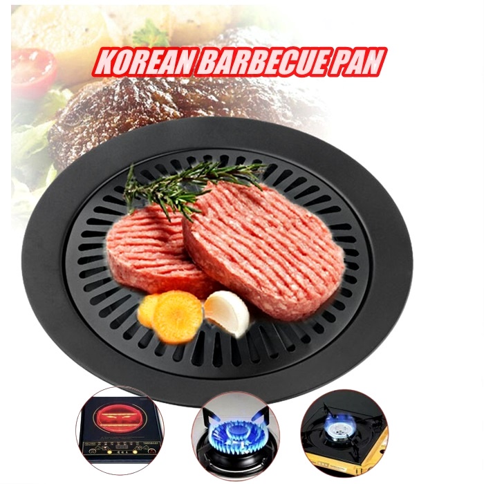 Barbecue Plate Smokeless Nonstick Stovetop Barbecue Grill Pan Indoor