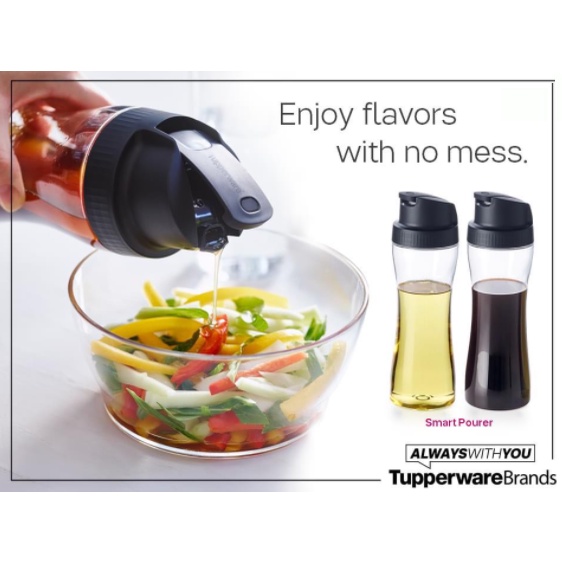Tupperware Smart Pourer 770ml/ Cooking Oil Jar Sauce Bottle Dispenser