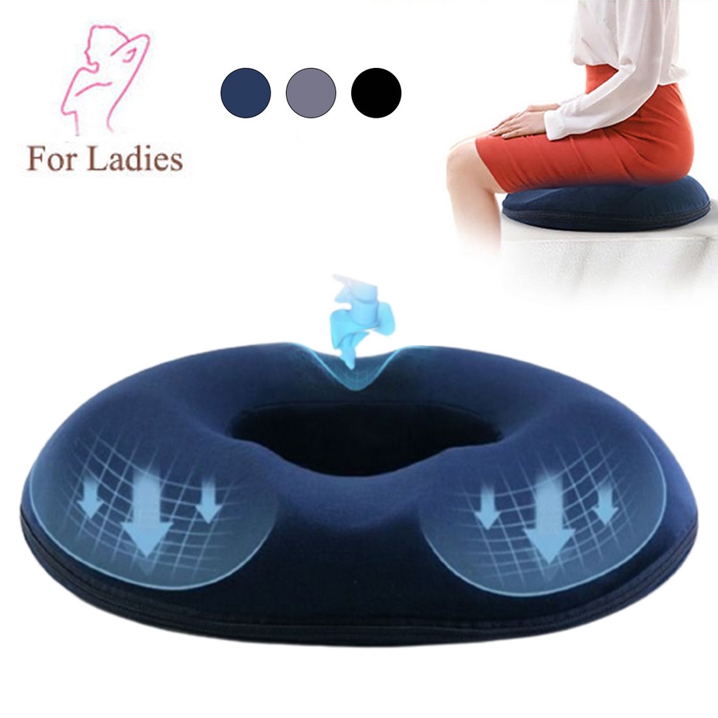 Memory Foam Seat Cushion Coccyx Orthopedic Hemorrhoids Chair Cushion