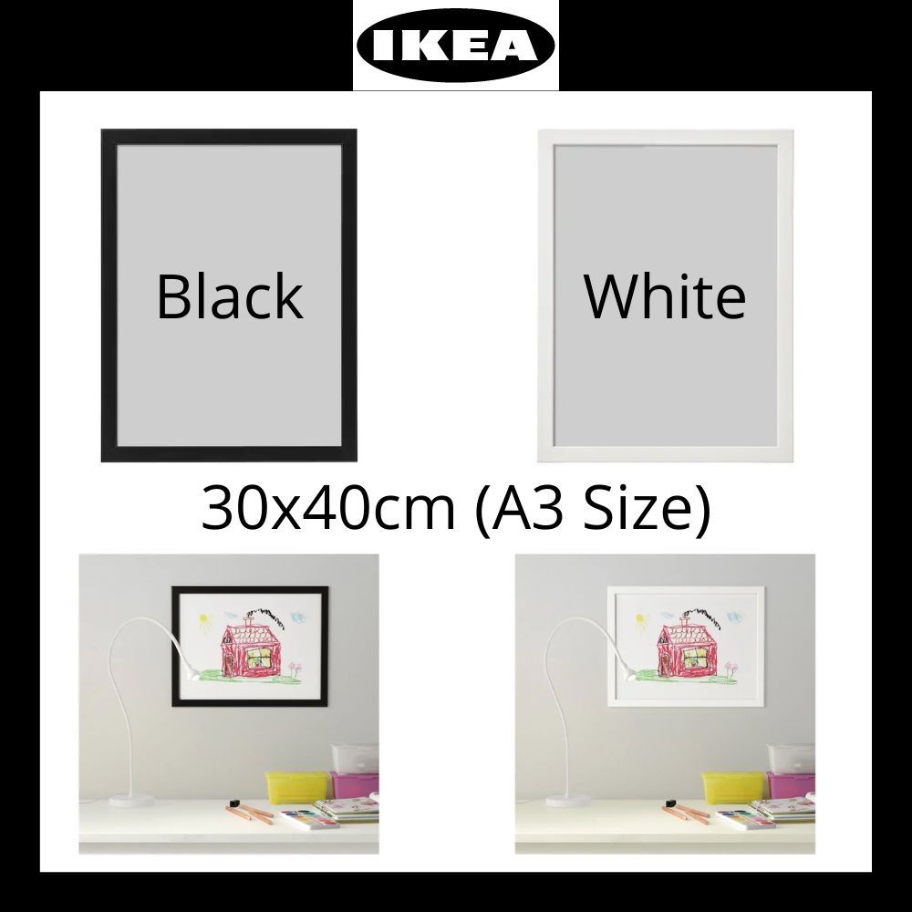 IKEA FISKBO Frame 30x40 cm, A3 Size Frame Shopee Malaysia
