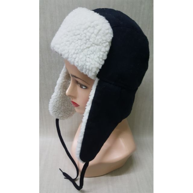 Dark Blue Winter Hats Shopee Malaysia