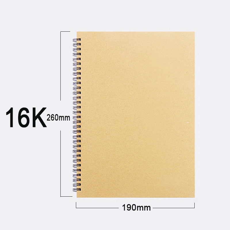 Professional sketchbook drawing notepad 16k160g color pencil, oil painting, watercolor, gouache