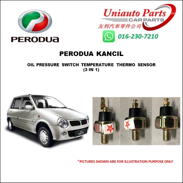 PERODUA KANCIL OIL PRESSURE SWITCH TEMPERATURE THERMO SENSOR (3 IN 1