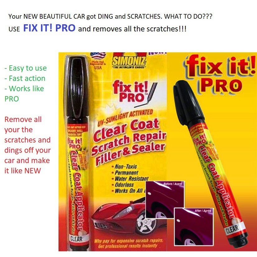 HOT SALE!! READY STOCK!! Car body scratch, Car bumper scratch, what to do? FIX IT PRO Car