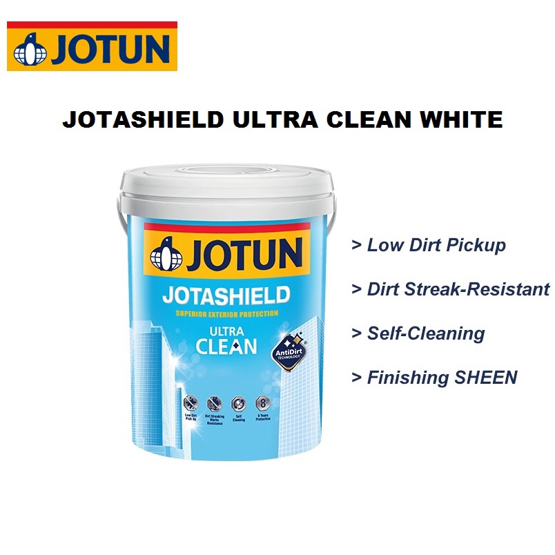 JOTUN JOTASHIELD ULTRA CLEAN WHITE 5LITER /20LITER / ULTRA PRIMER
