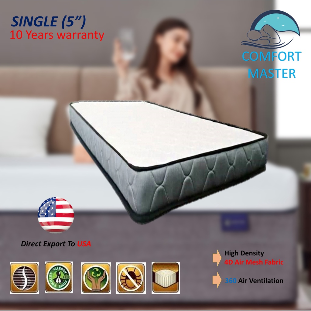 FREE SHIPPING Single Mattress Synthetic LatexTilam Bujang Synthetic