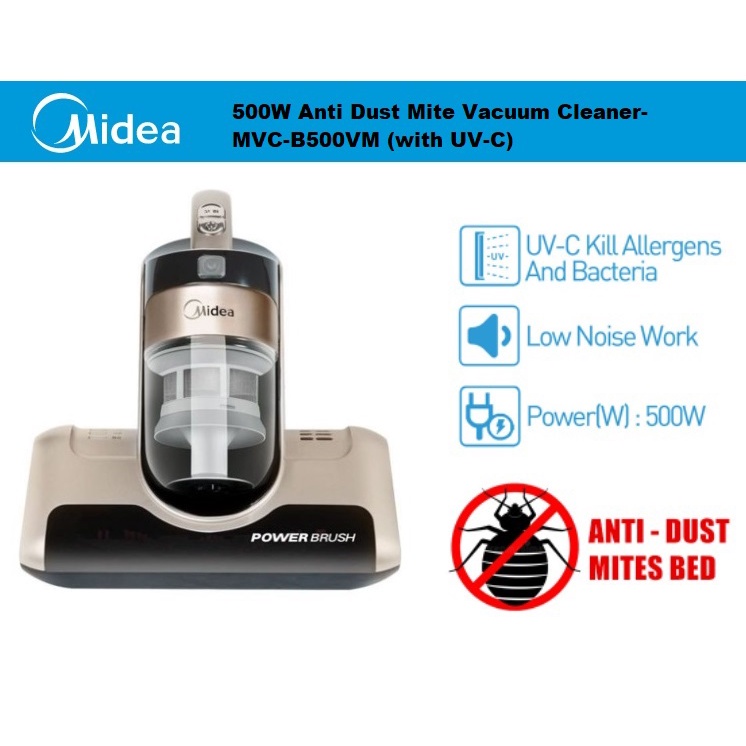 Midea AntiDust Mites Bed Vacuum Cleaner MVCB500VM / Dust mites Vacuum