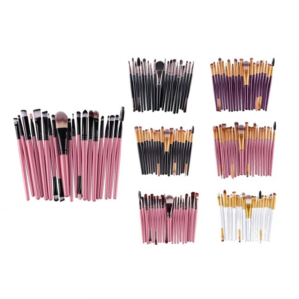 Malaysia ready stock 20 Pcs Make Up Brush Set makeup brushes set Makeup