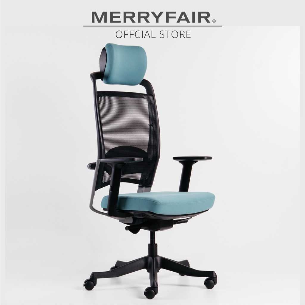MERRYFAIR FULKRUM High Back Chair Teal Blue Shopee Malaysia