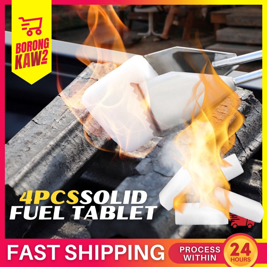 4PCS BAG SOLID FUEL TABLET Lilin Askar Hexamine Solid Fuel Tablets Mini