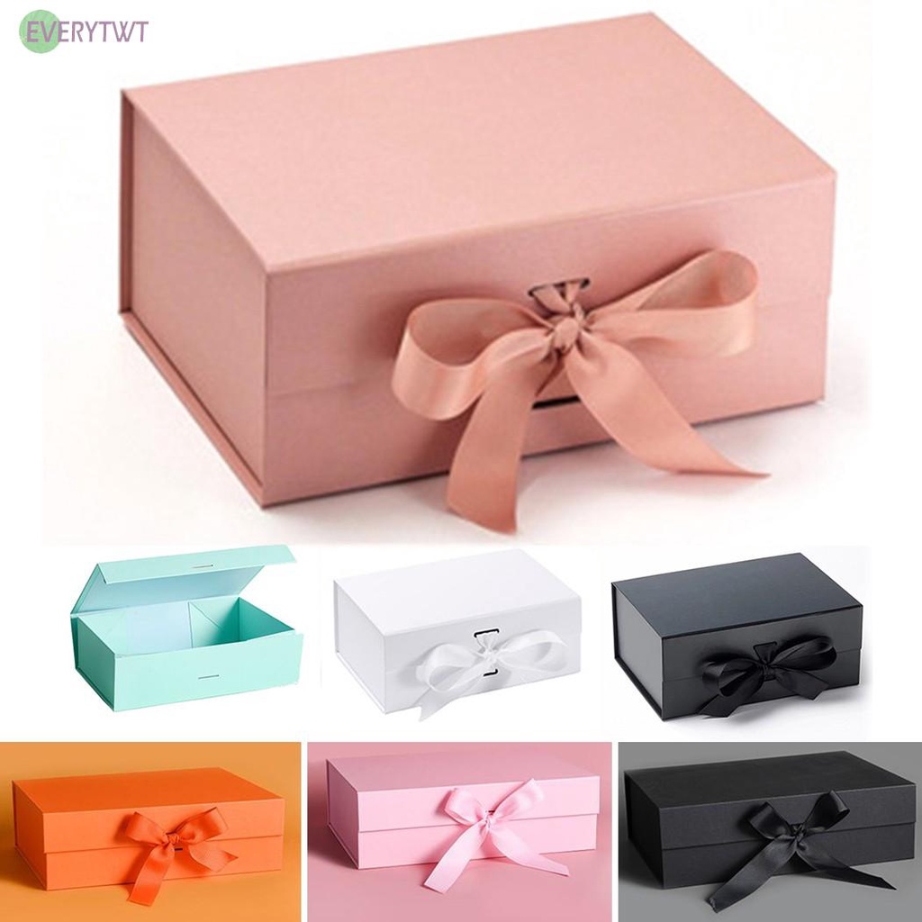 3 Size Gift Box,High Quality Rigid Thick Gift Box,Box With Ribbon