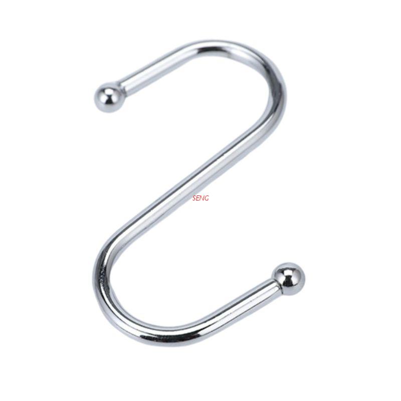 seng Kitchen Stainless Steel S Hook S Shape Hanging Hooks Metal Closet