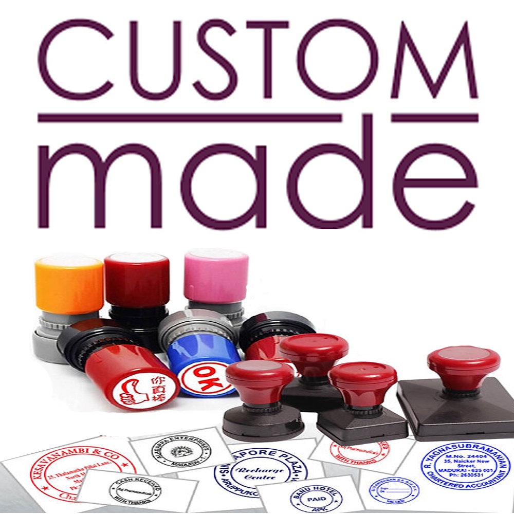 [CUSTOMISE] FLASH STAMP PRINTING SERVICE + INK Shopee Malaysia
